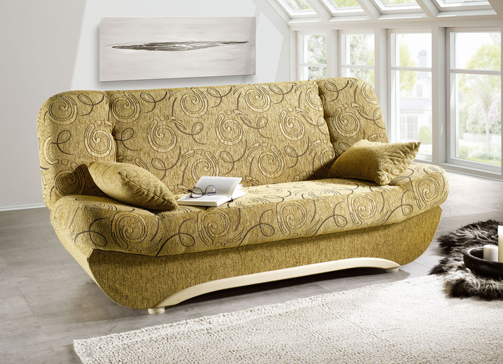 Schlafsofas - Schlafsofa mit komfortabler Polsterung, in Farbe GOLD Ansicht 1