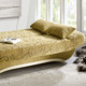 Schlafsofas - Schlafsofa mit komfortabler Polsterung, in Farbe GOLD – Farbe GOLD – Ansicht 2