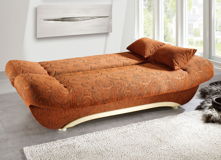 Schlafsofas - Schlafsofa mit komfortabler Polsterung, in Farbe GOLD Ansicht 7