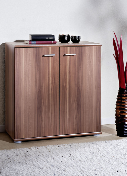- Kommode 2-türig, in Farbe NUSSBAUM