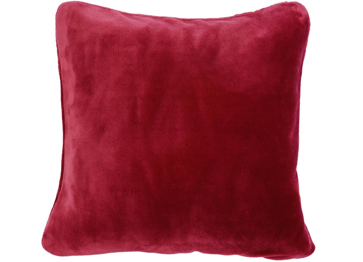 - Premium Cashmere-Feeling Schlafdecken und Kissen, in Größe 185 (Schlafdecke, 130x170 cm) bis 915 (Kissen mit Füllung, 50x 50 cm), in Farbe ROT Ansicht 1
