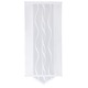Modern - Schiebegardine mit dezentem Wellen-Dessin, in Größe 448 (H125xB57 cm) bis 452 (H160xB57 cm), in Farbe WEISS – Farbe WEISS – Ansicht 2