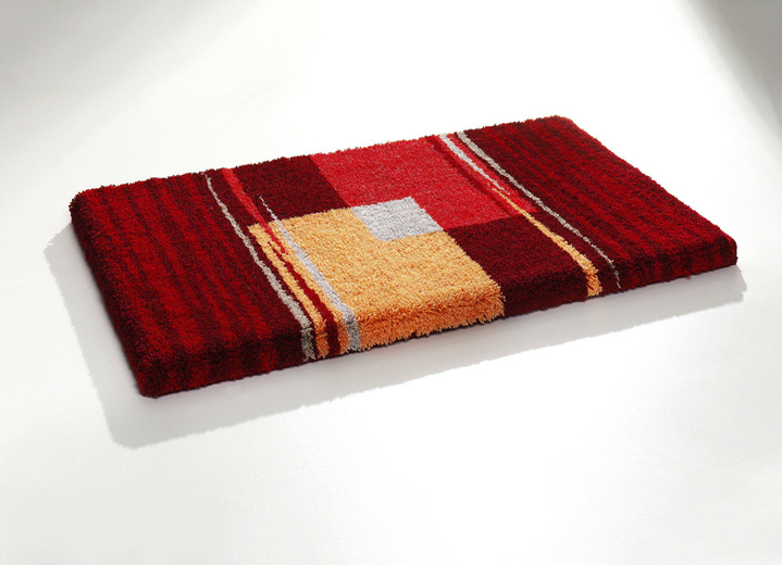 Badgarnituren - Badgarnitur mit rutschhemmender Rückseite, in Größe 100 (Vorleger halbrund, 50/ 80 cm) bis 112 (WC-Deckelbezug, 47/ 50 cm), in Farbe SAPHIR Ansicht 2