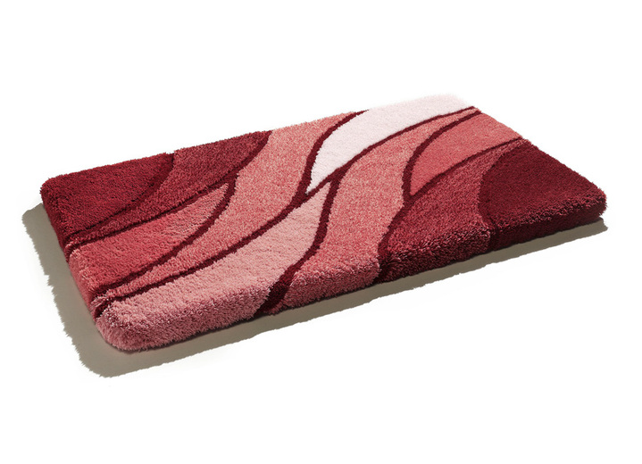 Badgarnituren - Kleine Wolke Badgarnitur in Table Tuft Qualität Ansicht 17 Badgarnituren - Kleine Wolke Badgarnitur in Table Tuft Qualität, in Größe 100 (Vorleger halbrund, 50/ 80 cm) bis 112 (WC-Deckelbezug, 47/ 50 cm), in Farbe BEERE Ansicht 17