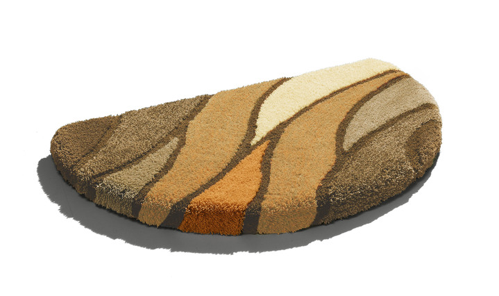 Badgarnituren - Kleine Wolke Badgarnitur in Table Tuft Qualität Ansicht 8 Badgarnituren - Kleine Wolke Badgarnitur in Table Tuft Qualität, in Größe 100 (Vorleger halbrund, 50/ 80 cm) bis 112 (WC-Deckelbezug, 47/ 50 cm), in Farbe BEERE Ansicht 8