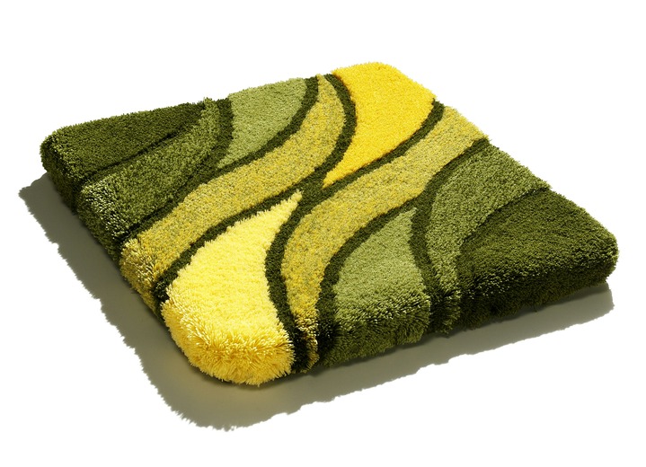 Badgarnituren - Kleine Wolke Badgarnitur in Table Tuft Qualität, in Größe 100 (Duschvorleger, 50/ 80 cm) bis 112 (WC-Deckelbezug, 47/ 50 cm), in Farbe GRÜN Ansicht 1