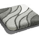 Badgarnituren - Kleine Wolke Badgarnitur in Table Tuft Qualität – Farbe GRAU – Ansicht 9 Badgarnituren - Kleine Wolke Badgarnitur in Table Tuft Qualität, in Größe 100 (Vorleger halbrund, 50/ 80 cm) bis 112 (WC-Deckelbezug, 47/ 50 cm), in Farbe BEIGE – Farbe GRAU – Ansicht 9