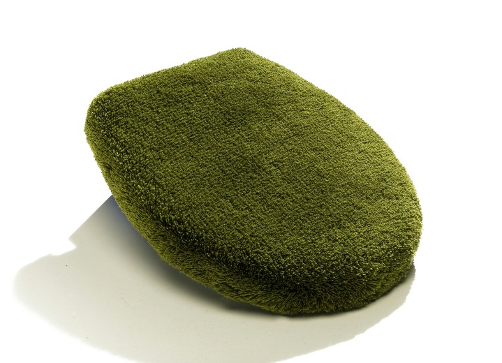 Badgarnituren - Kleine Wolke Badgarnitur in Table Tuft Qualität, in Größe 100 (Duschvorleger, 50/ 80 cm) bis 112 (WC-Deckelbezug, 47/ 50 cm), in Farbe GRÜN Ansicht 1