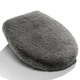 Badgarnituren - Kleine Wolke Badgarnitur in Table Tuft Qualität – Farbe GRAU – Ansicht 11 Badgarnituren - Kleine Wolke Badgarnitur in Table Tuft Qualität, in Größe 100 (Vorleger halbrund, 50/ 80 cm) bis 112 (WC-Deckelbezug, 47/ 50 cm), in Farbe BEIGE – Farbe GRAU – Ansicht 11