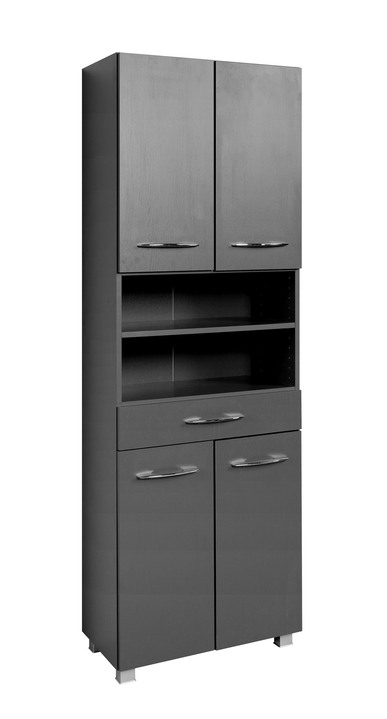 Badezimmermöbel - Badmöbel-Programm, auch hängend montierbar Ansicht 24 Badezimmermöbel - Badmöbel-Programm, auch hängend montierbar, in Farbe WEISS, in Ausführung Hängeschrank, 1-türig Ansicht 24