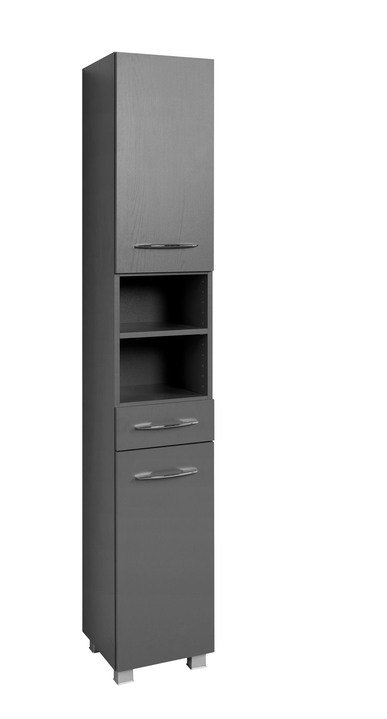 Badezimmermöbel - Badmöbel-Programm, auch hängend montierbar Ansicht 31 Badezimmermöbel - Badmöbel-Programm, auch hängend montierbar, in Farbe WEISS, in Ausführung Hängeschrank, 1-türig Ansicht 31