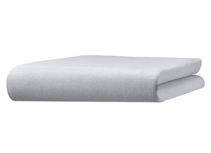 Spannbetttücher - irisette Mako-Jersey-Spannbetttuch, in Größe 131 (1 Spannbetttuch, 100/200 cm) bis 139 (1 Spannbetttuch, 190/200 cm), in Farbe BLAU Ansicht 8