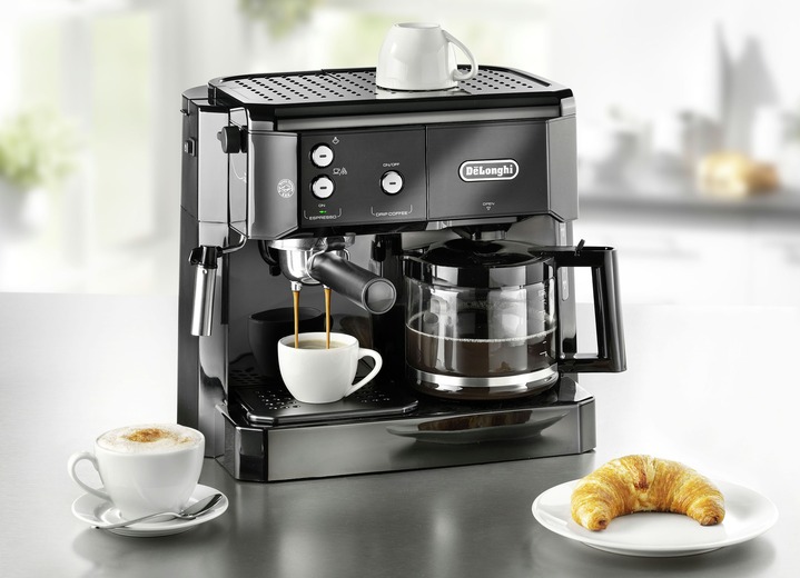 Kaffee-Vollautomaten & Espressomaschinen - De’Longhi Kaffee-/Espressomaschine BCO411.B/BCO421.S , in Farbe SCHWARZ Ansicht 1