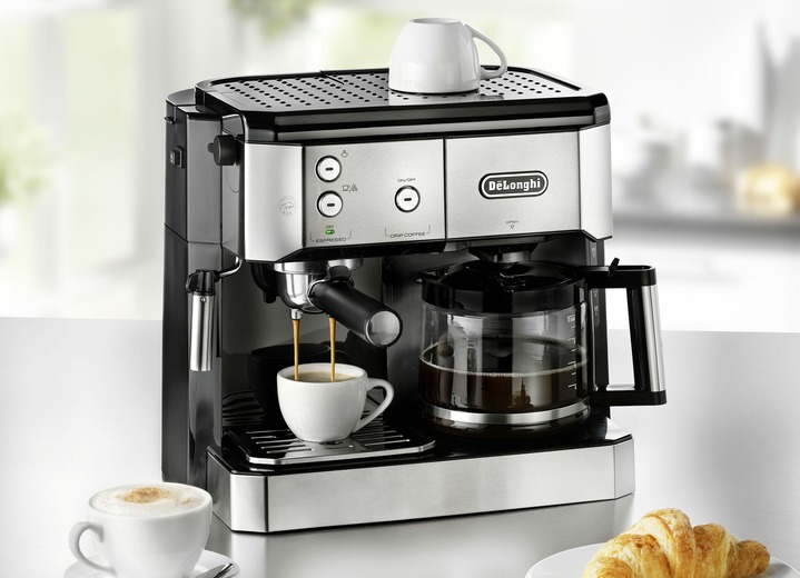 Kaffee-Vollautomaten & Espressomaschinen - De’Longhi Kaffee-/Espressomaschine BCO411.B/BCO421.S, in Farbe SCHWARZ Ansicht 2