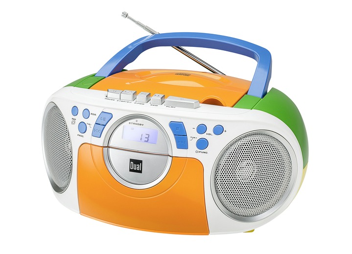 Musikanlagen - Dual P70 CD-/Radio-/Kassettenspieler, in Farbe BUNT Ansicht 1