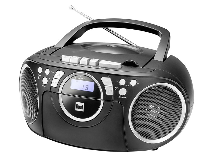 Musikanlagen - Dual P70 CD-/Radio-/Kassettenspieler, in Farbe WEISS Ansicht 4