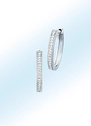 Creolen mit Diamanten