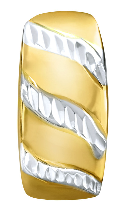 Ohrschmuck - Creolen in Bicolor, in Farbe  Ansicht 2