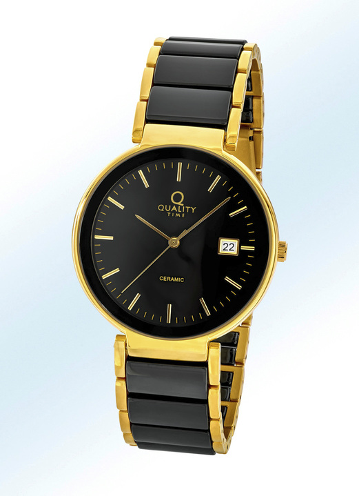 Quartzuhren - Quartz-Partneruhren der Marke Quality Time, in Farbe , in Ausführung Herrenuhr