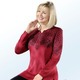 Langarm - Pullover mit Strasszier – Farbe ROT-SCHWARZ Langarm - Pullover mit Strasszier, in Größe 040 bis 060, in Farbe TAUPE-SCHWARZ