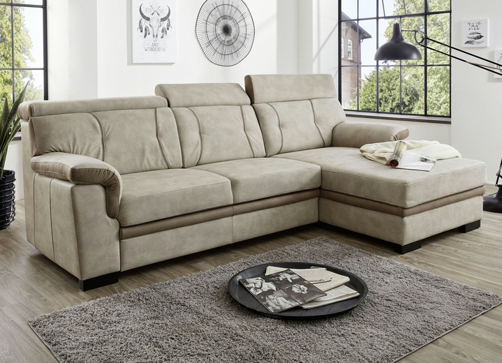 - Polsterecke mit Bettfunktion, in Farbe BEIGE-BRAUN Ansicht 1