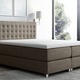 Boxspringbetten - Boxspringbett mit Topper, in Farbe GRAU