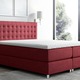 Boxspringbetten - Boxspringbett mit Topper, in Farbe GRAU