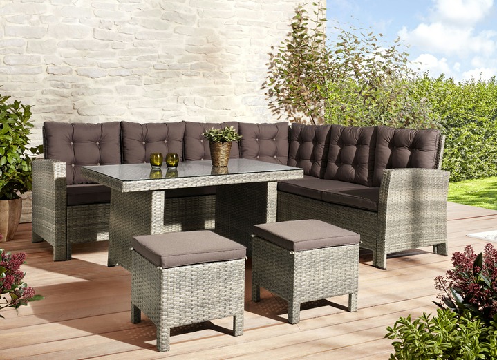 Dining Lounge Und Essgruppe Inklusive Auflagen Und Kissen Gartenmobel Bader
