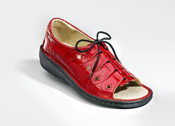 Gesunder Fuß - Sandalette in 3 Farben, in Größe 036 bis 042, in Farbe ROT Ansicht 1