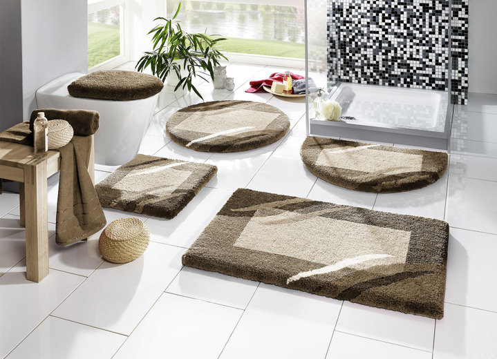 Heimtextilien - Besonders weiche Badgarnitur von Grund Ansicht 7 Heimtextilien - Besonders weiche Badgarnitur von Grund, in Größe 100 (Vorleger halbrd., 50/ 80 cm) bis 112 (WC-Deckelbezug, 47/ 50 cm), in Farbe TÜRKIS Ansicht 7