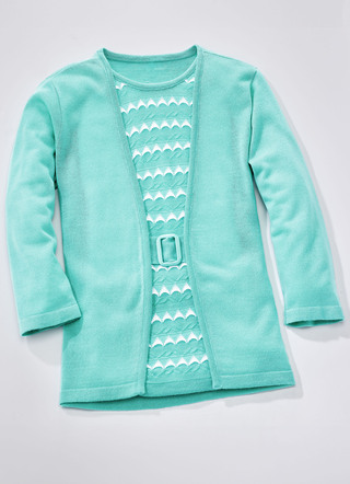 Pullover in Twinset-Optik