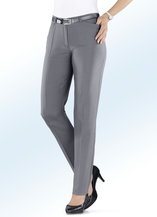 Hosen - Hose mit Stretchbund, in Größe 018 bis 245, in Farbe MARINE Ansicht 4