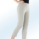 Hosen - 7/8-Hose mit Plättchenzier – Farbe HELLBEIGE Hosen - 7/8-Hose mit Plättchenzier, in Größe 018 bis 054, in Farbe SCHWARZ