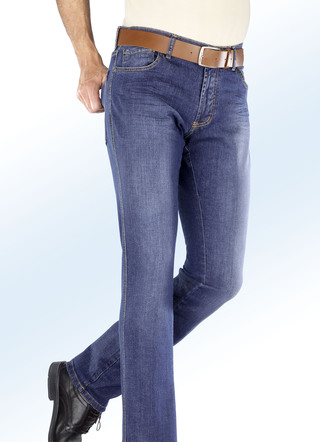 Jeans von "Francesco Botti" mit Dehnbund in 3 Farben