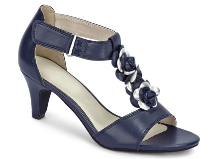 Extravagante Stegspangen-Sandalette in 4 Farben