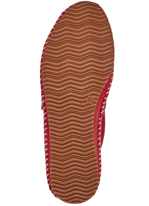 Slipper & Schnürschuhe - Andrea Conti, leichte Damen-Slipper, mit Gummizug Ansicht 4 Slipper & Schnürschuhe - Andrea Conti, leichte Damen-Slipper, mit Gummizug, in Größe 036 bis 041, in Farbe ROT Ansicht 4