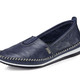 Slipper & Schnürschuhe - Andrea Conti, leichte Damen-Slipper, mit Gummizug – Farbe MARINE – Ansicht 1 Slipper & Schnürschuhe - Andrea Conti, leichte Damen-Slipper, mit Gummizug, in Größe 036 bis 041, in Farbe ROT – Farbe MARINE – Ansicht 1