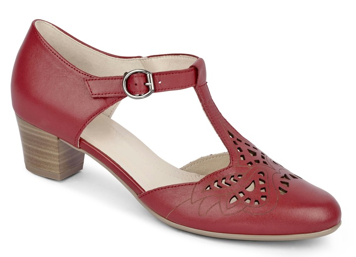 Luftiger Sandaletten Pumps In 4 Farben Weite G Schuhe Bader