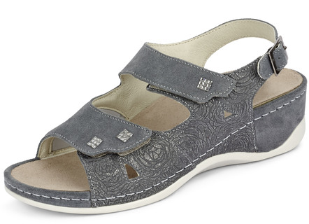 Mubb, bequeme Damen-Sandalen, Weite H, mit herausnehmbarem Fußbett