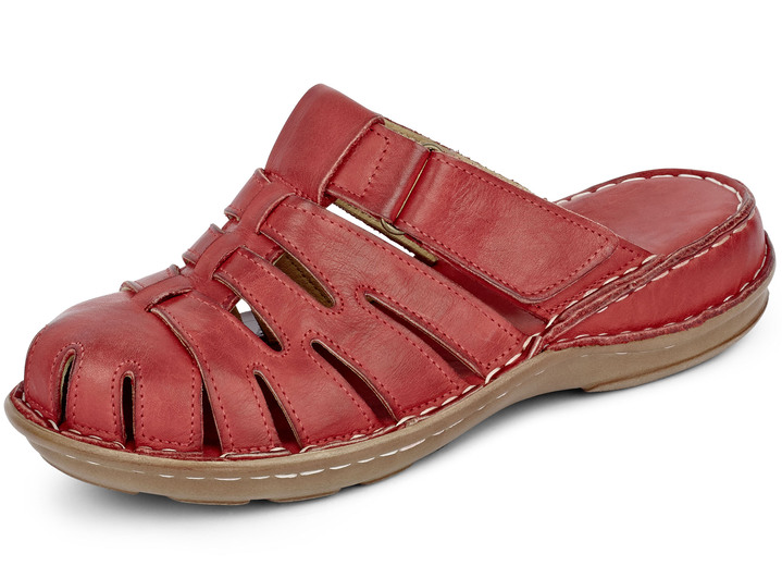Gemini Clog aus schattiertem Rind Nappaleder Schuhe BADER
