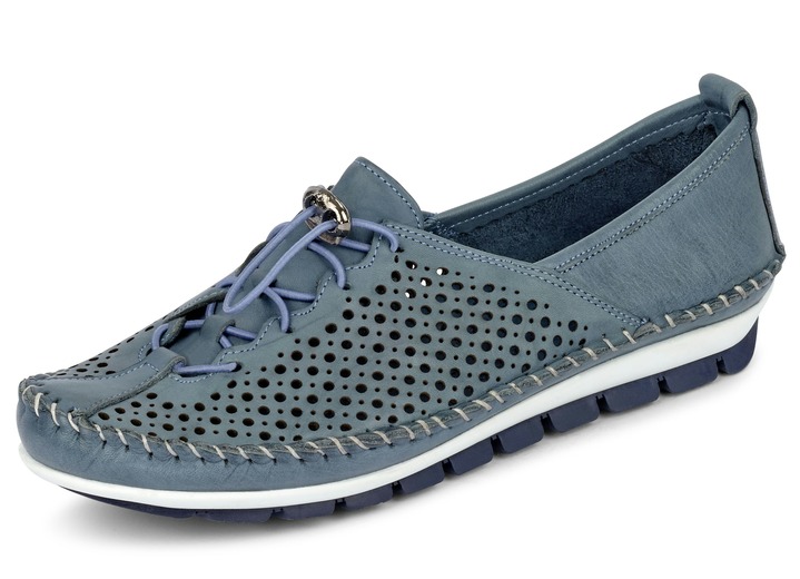 Mokassin Slipper In 6 Farben Mit Herausnehmbarem Lederfussbett Weite G Schuhe Bader
