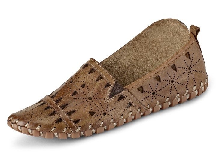 Slipper & Schnürschuhe - Gemini, sommerliche Damen-Slipper, Weite G, mit herausnehmbarem Fußbett Ansicht 9 Slipper & Schnürschuhe - Gemini, sommerliche Damen-Slipper, Weite G, mit herausnehmbarem Fußbett, in Größe 036 bis 042, in Farbe ROT Ansicht 9