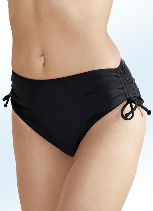 Damenmode - Naturana Zweierpack Bikinihosen, schmal geschnitten, in Größe 038 bis 052, in Farbe 1X SCHWARZ, 1X MARINE Ansicht 1