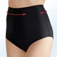 Wäsche - Zweierpack Bikinihosen, hoch geschnitten, mit formendem Vorderfutter – Farbe 1X SCHWARZ, 1X MARINE – Ansicht 1 Wäsche - Zweierpack Bikinihosen, hoch geschnitten, mit formendem Vorderfutter, in Größe 038 bis 054, in Farbe 1X SCHWARZ, 1X MARINE – Farbe 1X SCHWARZ, 1X MARINE – Ansicht 1