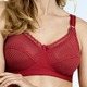 Soft-BH - Miss Mary BH mit hohem Baumwollanteil – Farbe ROT Soft-BH - Miss Mary BH mit hohem Baumwollanteil, in Größe 080 bis 115, in Cup I, in Farbe MARINE
