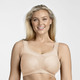 Soft-BH - Miss Mary BH mit strukturierten Einsätzen, in Größe 075 bis 115, in Cup F, in Farbe MARINE – Farbe BEIGE – Ansicht 1