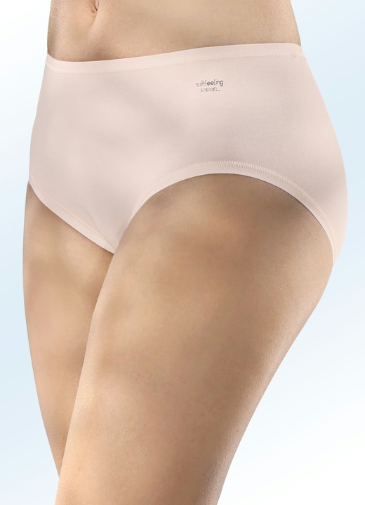 Slips - Speidel Dreierpack Slips mit flachen, elastischen Abschlüssen Ansicht 6 Slips - Speidel Dreierpack Slips mit flachen, elastischen Abschlüssen, in Größe 038 bis 050, in Farbe AZURBLAU Ansicht 6