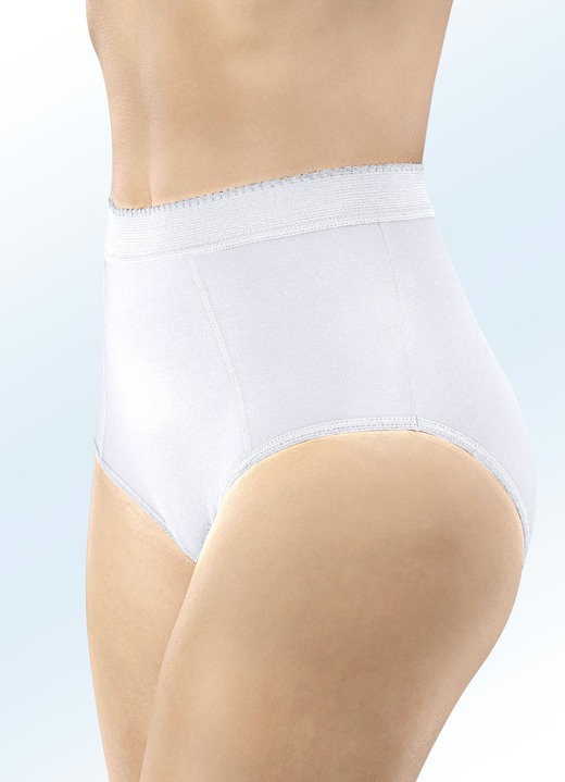 Slips - Fünferpack Formslips mit verstärkter Bauchpartie, in Größe 038 bis 056, in Farbe 3X SCHWARZ, 2X WEISS Ansicht 3