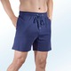 Shortys - Zweierpack Schlaf- und Freizeithosen kurz mit Durchzugsband – Farbe 1X MARINE, 1X GRAU MELIERT – Ansicht 1 Shortys - Zweierpack Schlaf- und Freizeithosen kurz mit Durchzugsband, in Größe 046 bis 062, in Farbe 1X PETROL, 1X ANTHRAZIT – Farbe 1X MARINE, 1X GRAU MELIERT – Ansicht 1