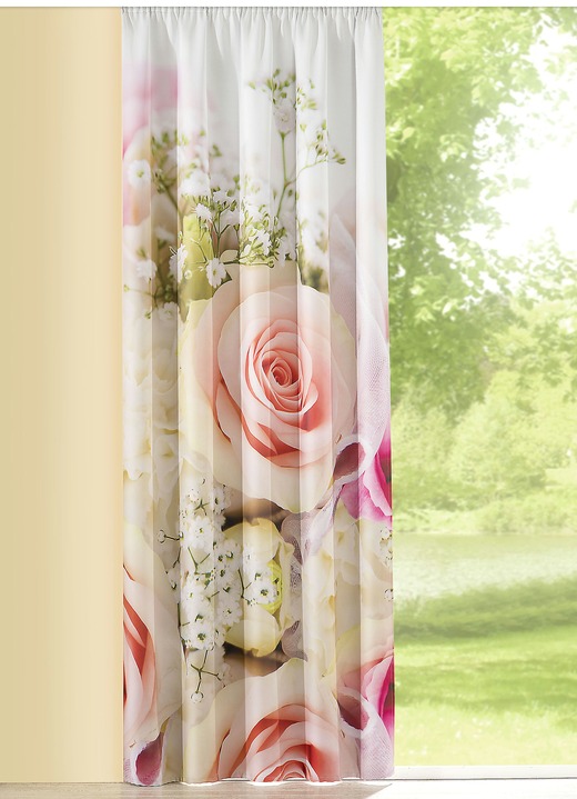 Modern - Fensterdekoration mit farbbrillantem Digitaldruck, in Größe 365 (H145xB120 cm) bis 572 (H245xB120 cm), in Farbe , in Ausführung Verdunkelungsschal Ansicht 1